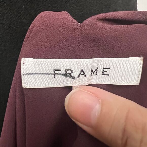 Frame Draped Silk Halter Top - Picture 5 of 6